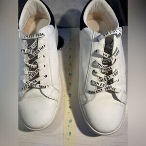 Vintage Havana White Sneakers with cute Detailing sz 9